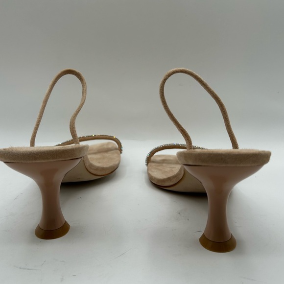 NEW • Jeffrey Campbell • Jewel Embellished Strappy Square Toe Mule kitten Heel 8 - Picture 15 of 16